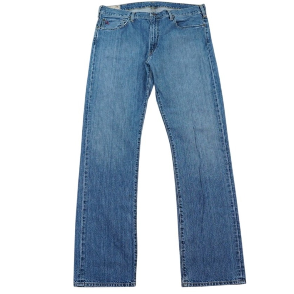 Polo‎ Ralph Lauren Hampton Jeans Men 38Tx36 Blue Tall Straight RL Logo Western